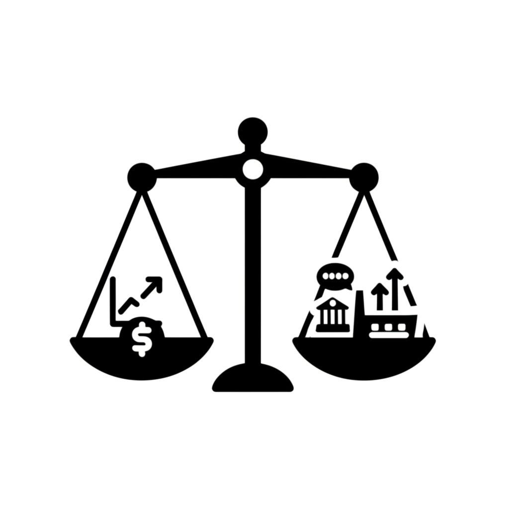 衡量貨幣強度的五大指標平衡圖,包含GDP、利率、政治穩定、外匯儲備與國際化程度