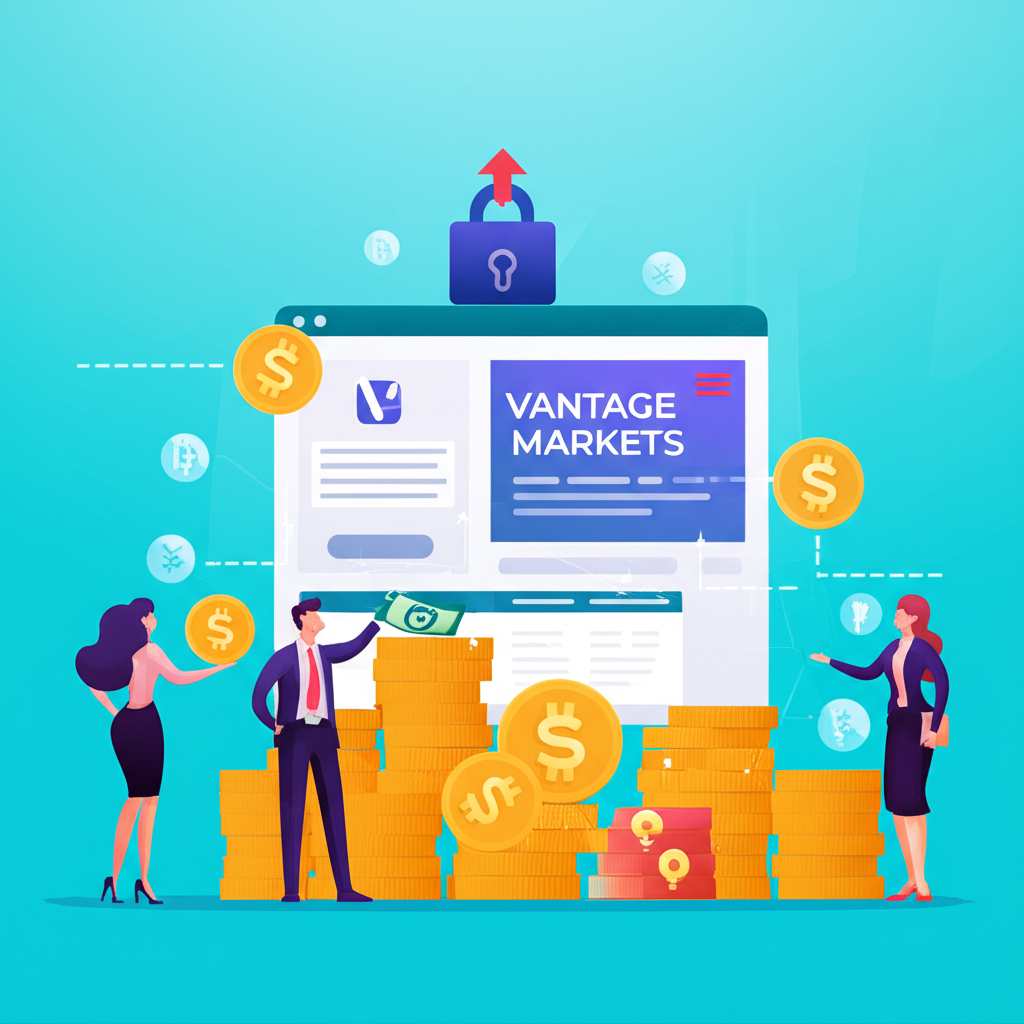 投資者從 Vantage Markets 成功出金示意圖,展現外匯與差價合約市場中資金提領的可靠性與信任感