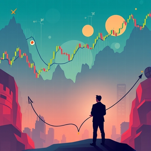 動態金融市場場景,展現權值股如何影響整體市場指數