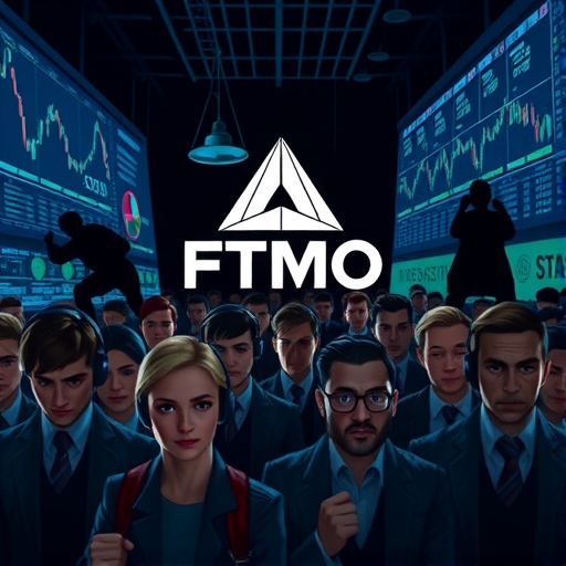 全球交易者參與FTMO挑戰的社群場景