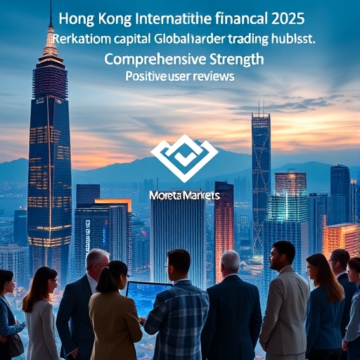 夜幕下的香港天際線,象徵金融科技與傳統金融的融合發展