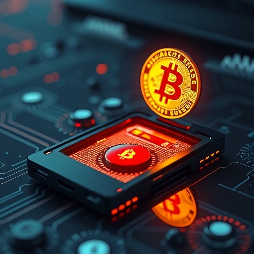 未來感十足的冷錢包外型設計,突顯科技與安全並重