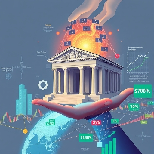 中央銀行操作示意圖:量化寬鬆與貨幣政策執行場景