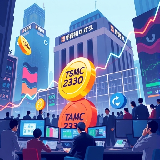 台灣加權指數走勢動態概念圖