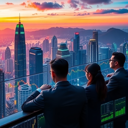 2025年香港金融天際線,象徵外匯科技與未來交易的融合