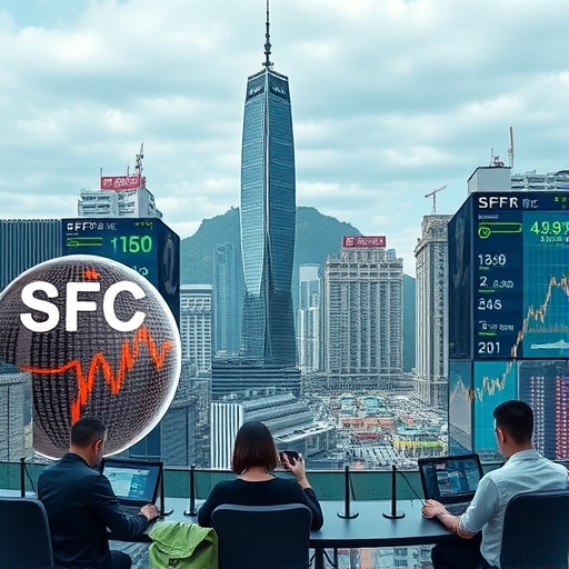 香港繁華金融區外景,象徵國際金融中心地位