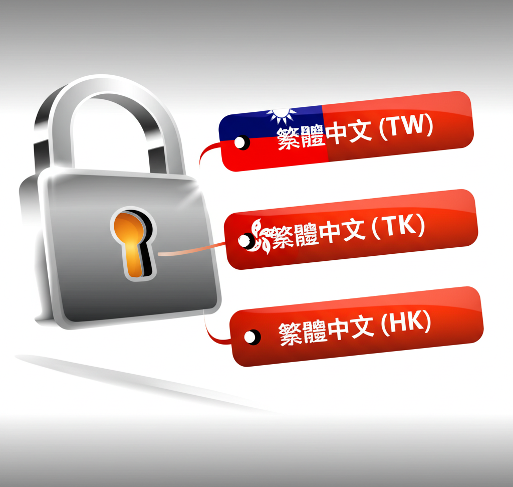 手持手機顯示 Telegram 應用程式語言選擇彈出視窗，手指點擊中文選項的插圖