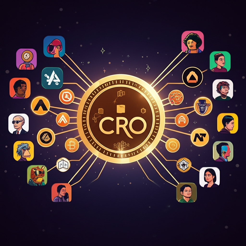 CRO幣連結DeFi、NFT與DApp的活力數位生態系，吸引全球投資者與加密愛好者