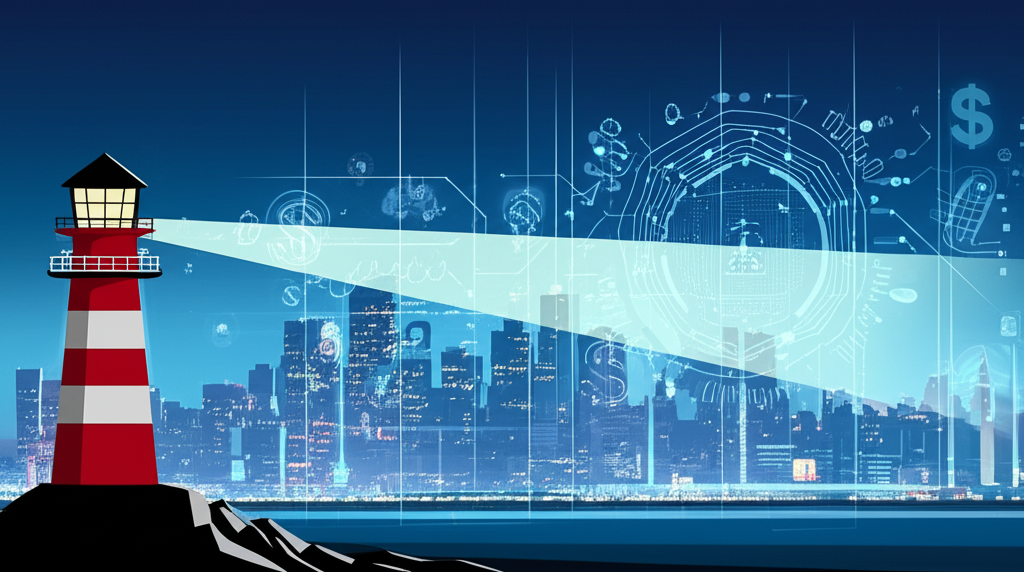 納斯達克100指數引導全球創新與投資成長的燈塔圖像