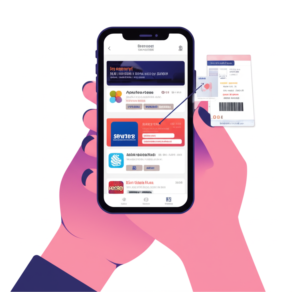 illustration of a smartphone screen showing app purchases and a hand holding a phone with a carrier bill integrated with Apple App Store transactions representing convenient payment methods